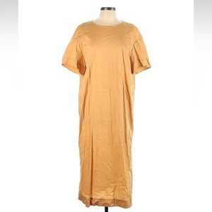 COS gold - peach dress kaftan